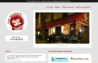 Hiboo Media: Restaurant Les Bombis website